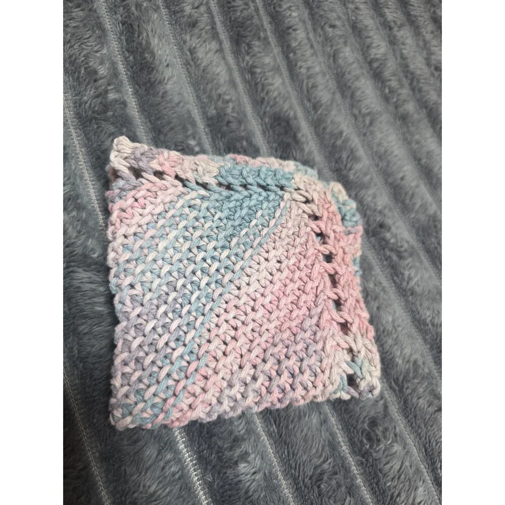DISHCLOTH / Washcloth, Crochet, 100% Cotton, HANDMADE Crochet